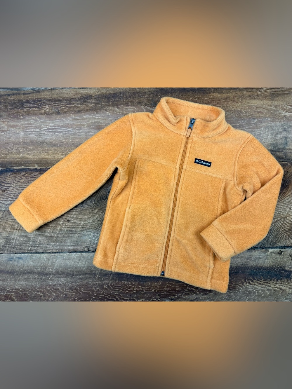 Columbia Kids Orange Fleece Jacket Full-Zip